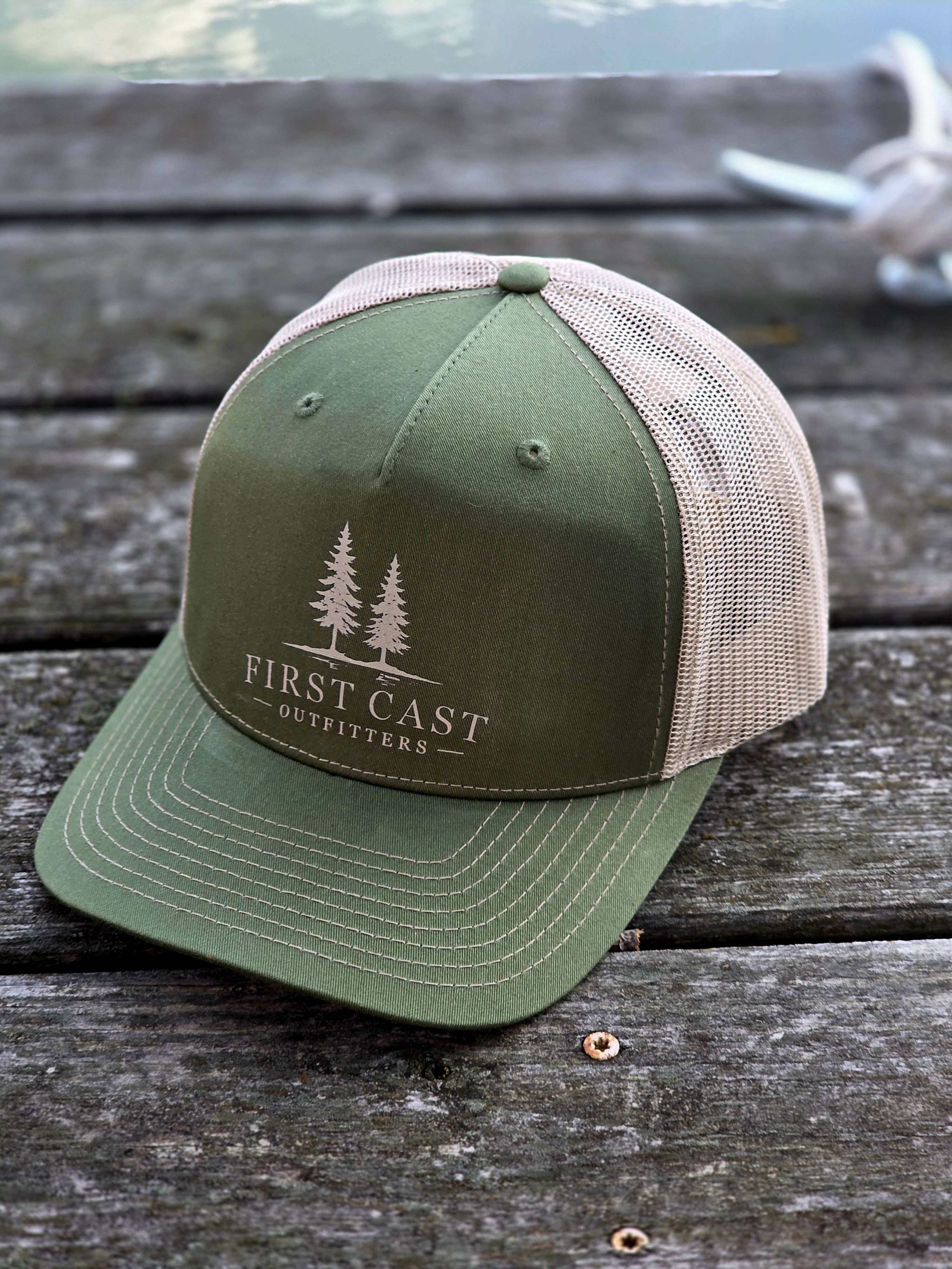 The Pine Ridge Trucker, Army Olive/ Tan