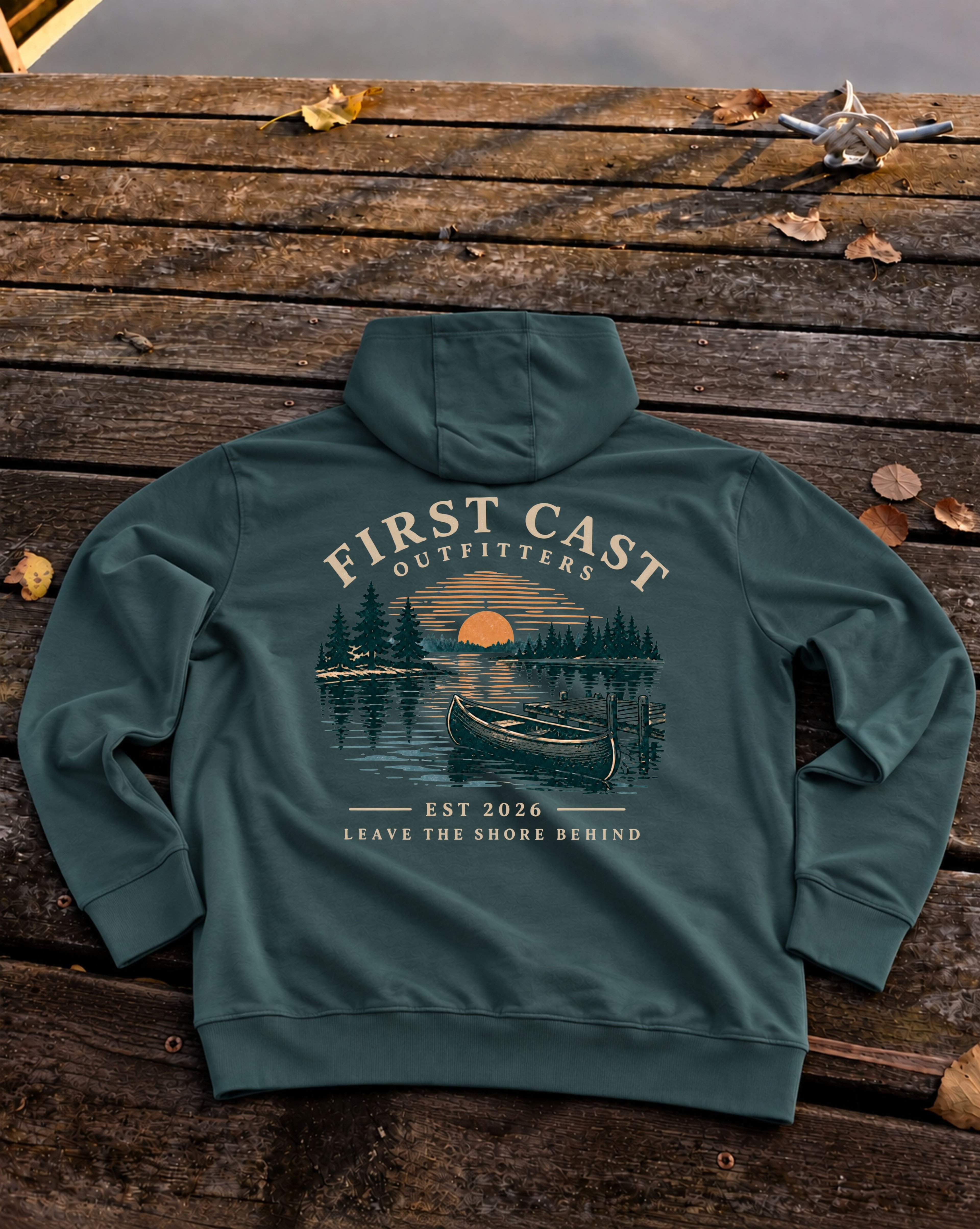 Sunset Launch Hoodie, Sports Green