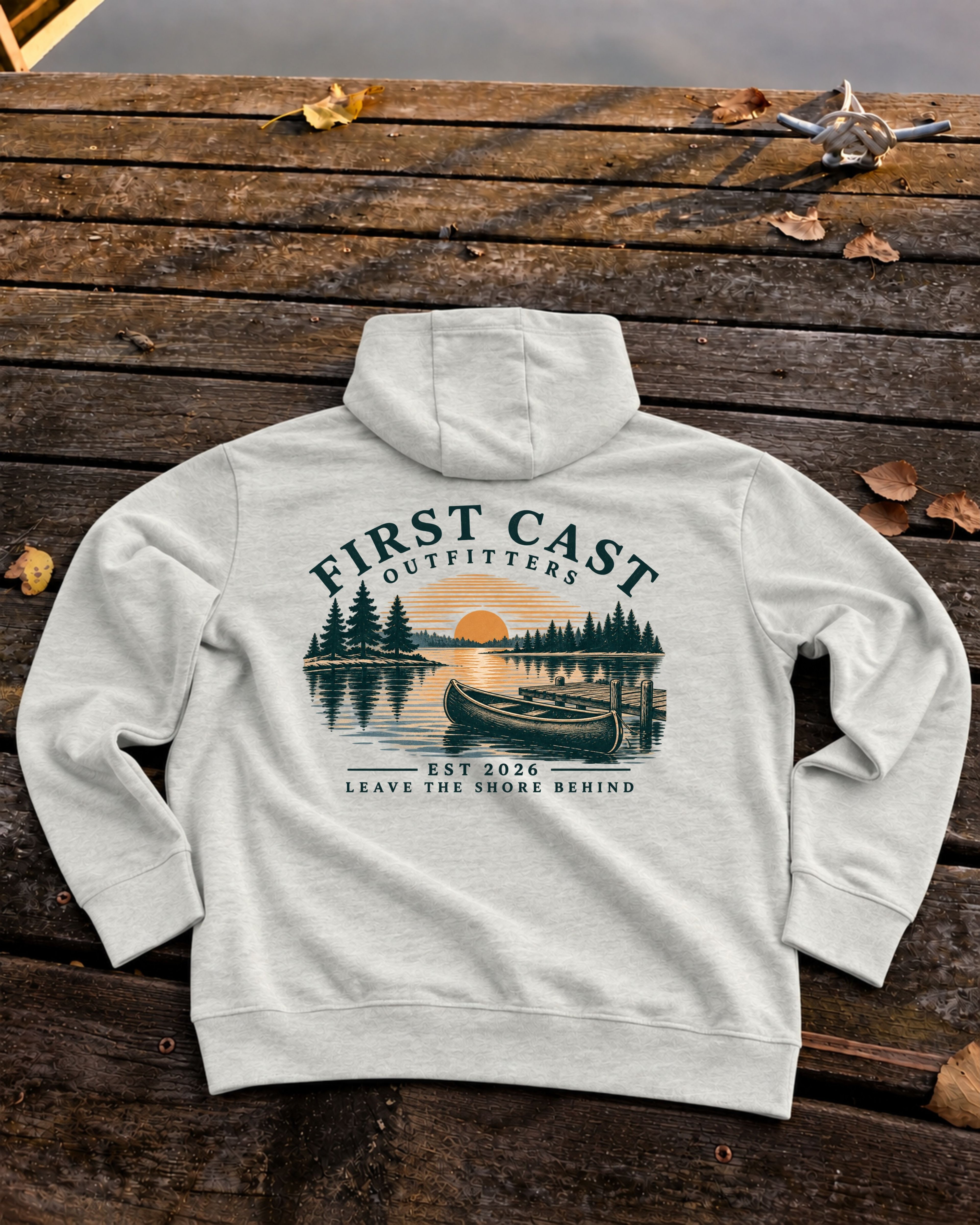 Sunset Launch Hoodie, Oatmeal Heather