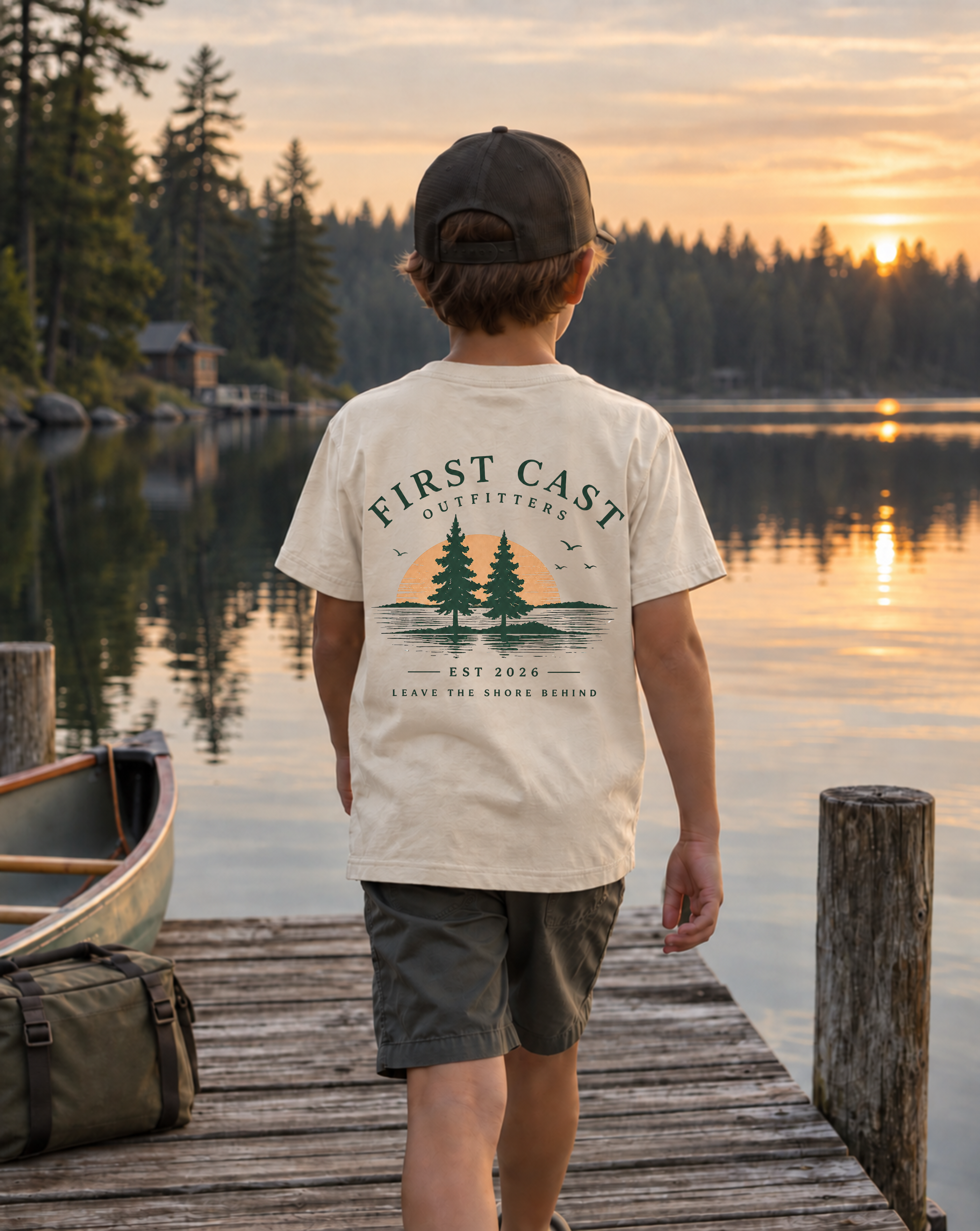 Youth Heritage Tee, Natural