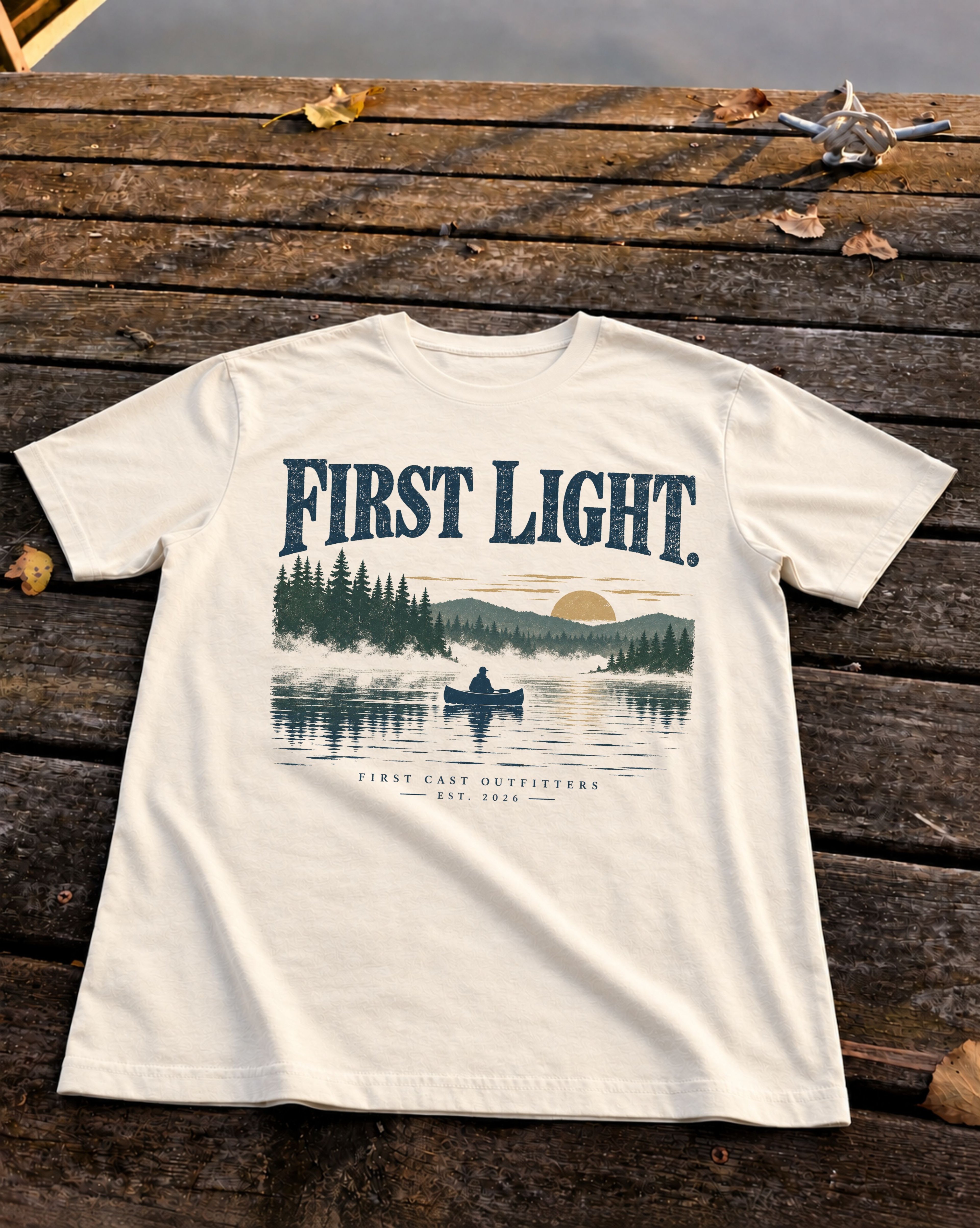 First Light Canoe Tee, Natural