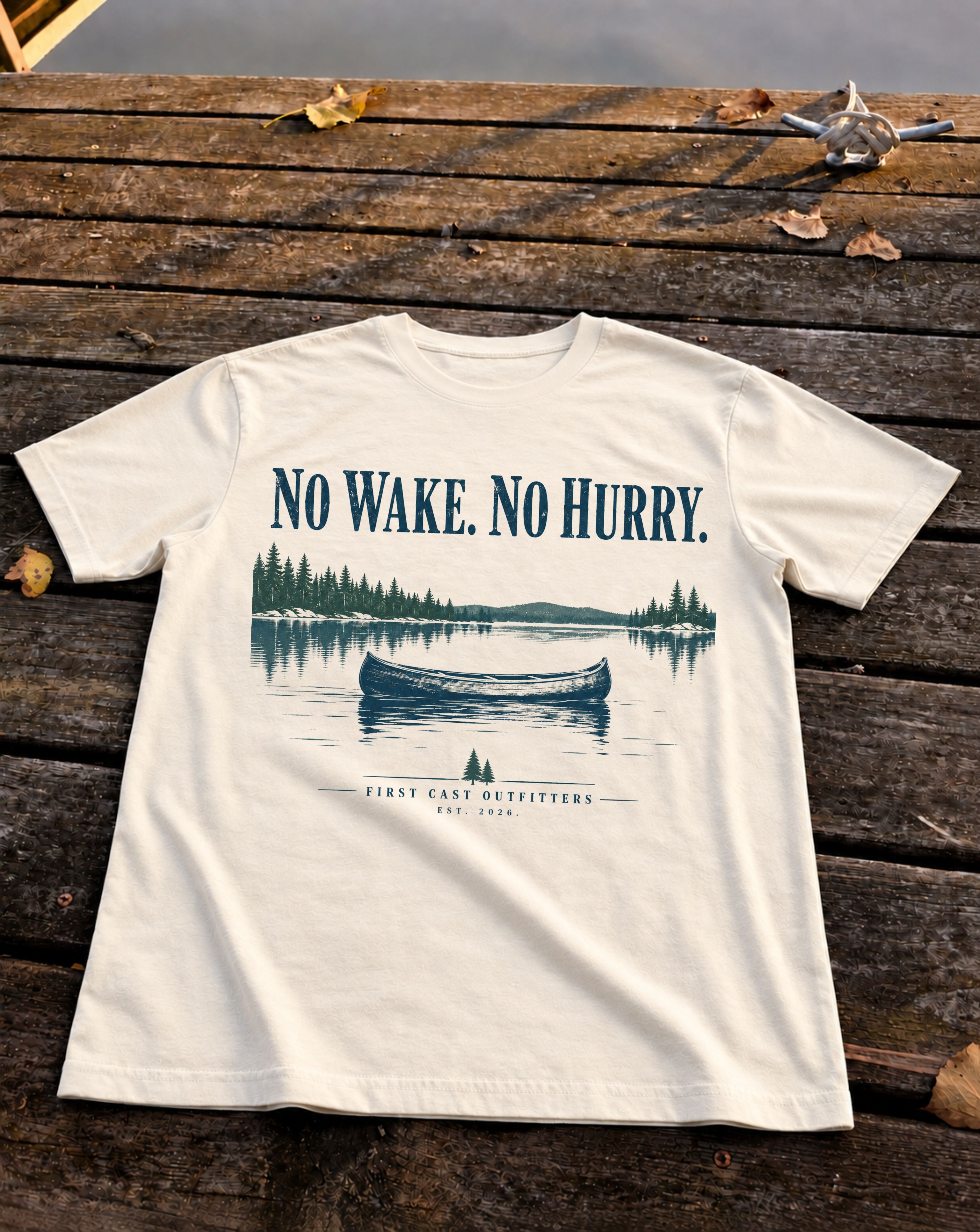 No Wake Tee, Natural
