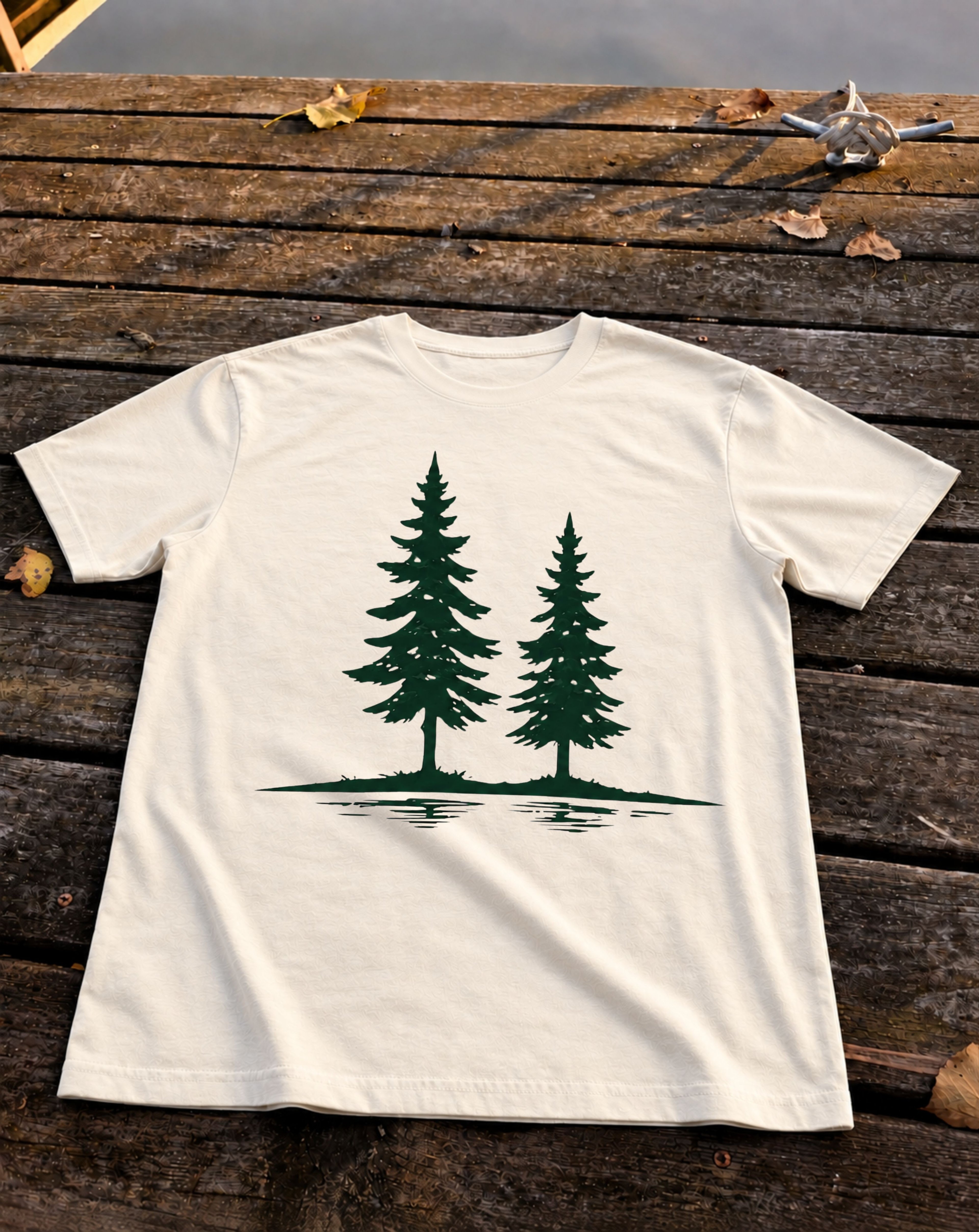 Stillwater Pines Tee, Natural