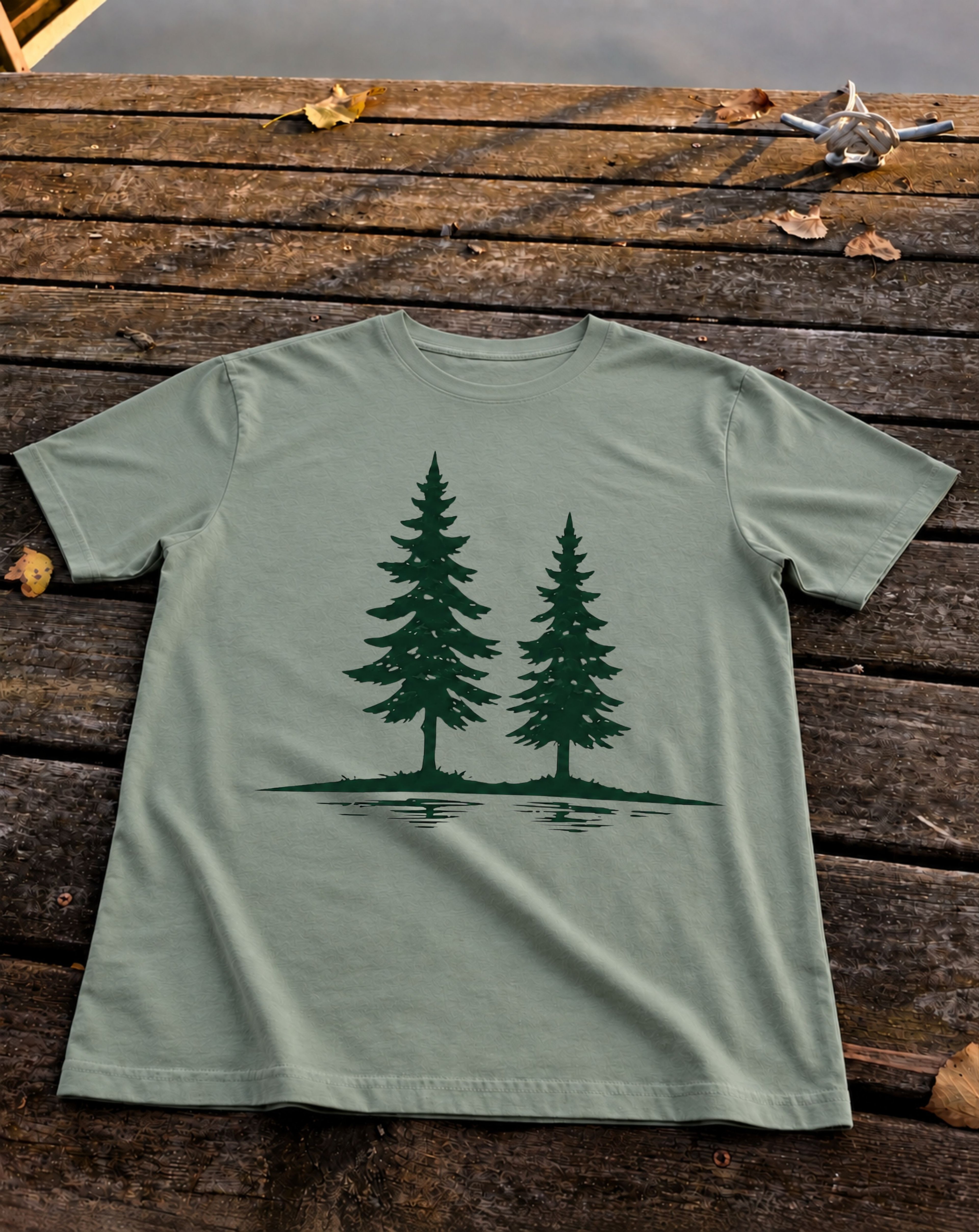 Stillwater Pines Tee, Sage