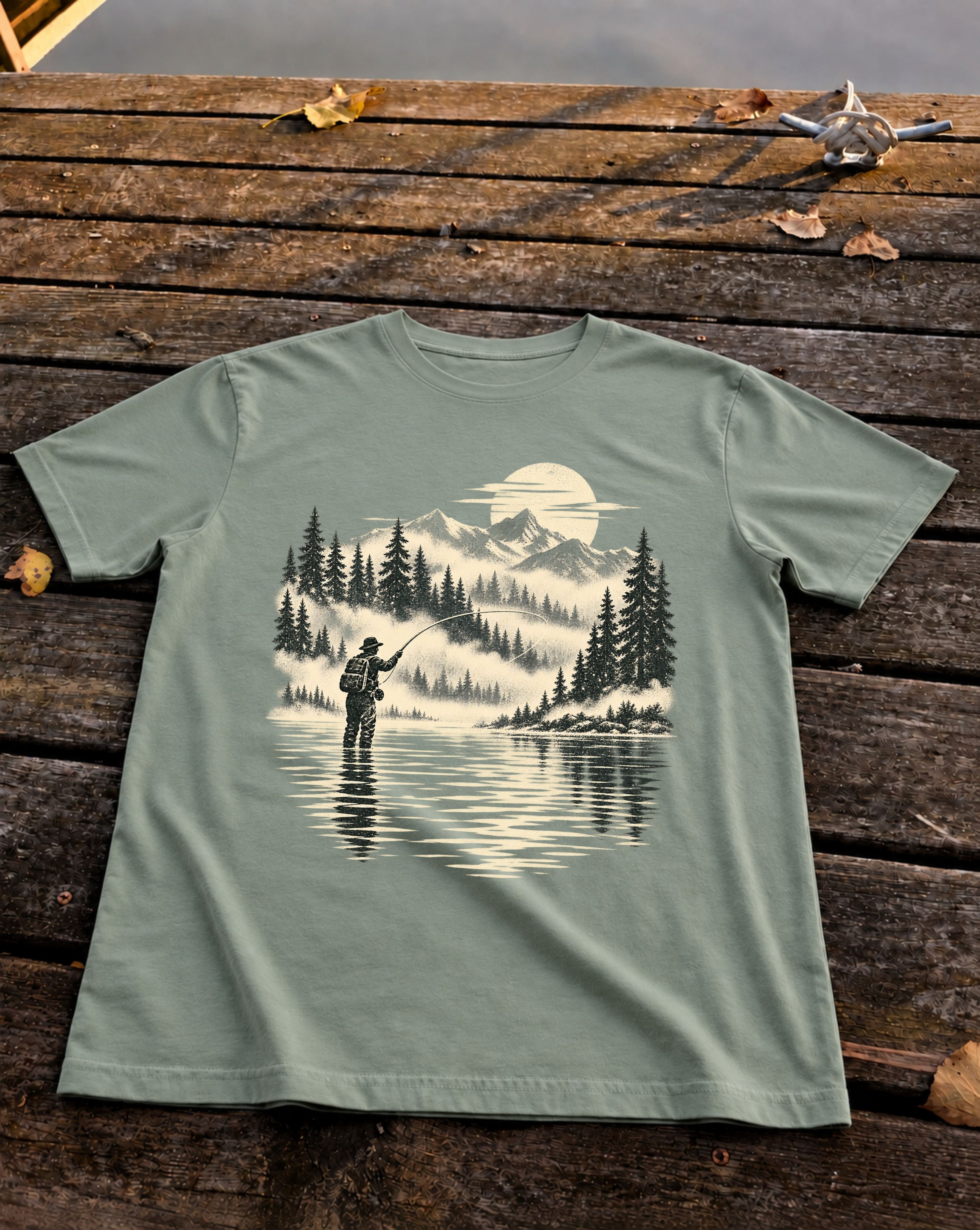 High Country Cast Tee, Sage