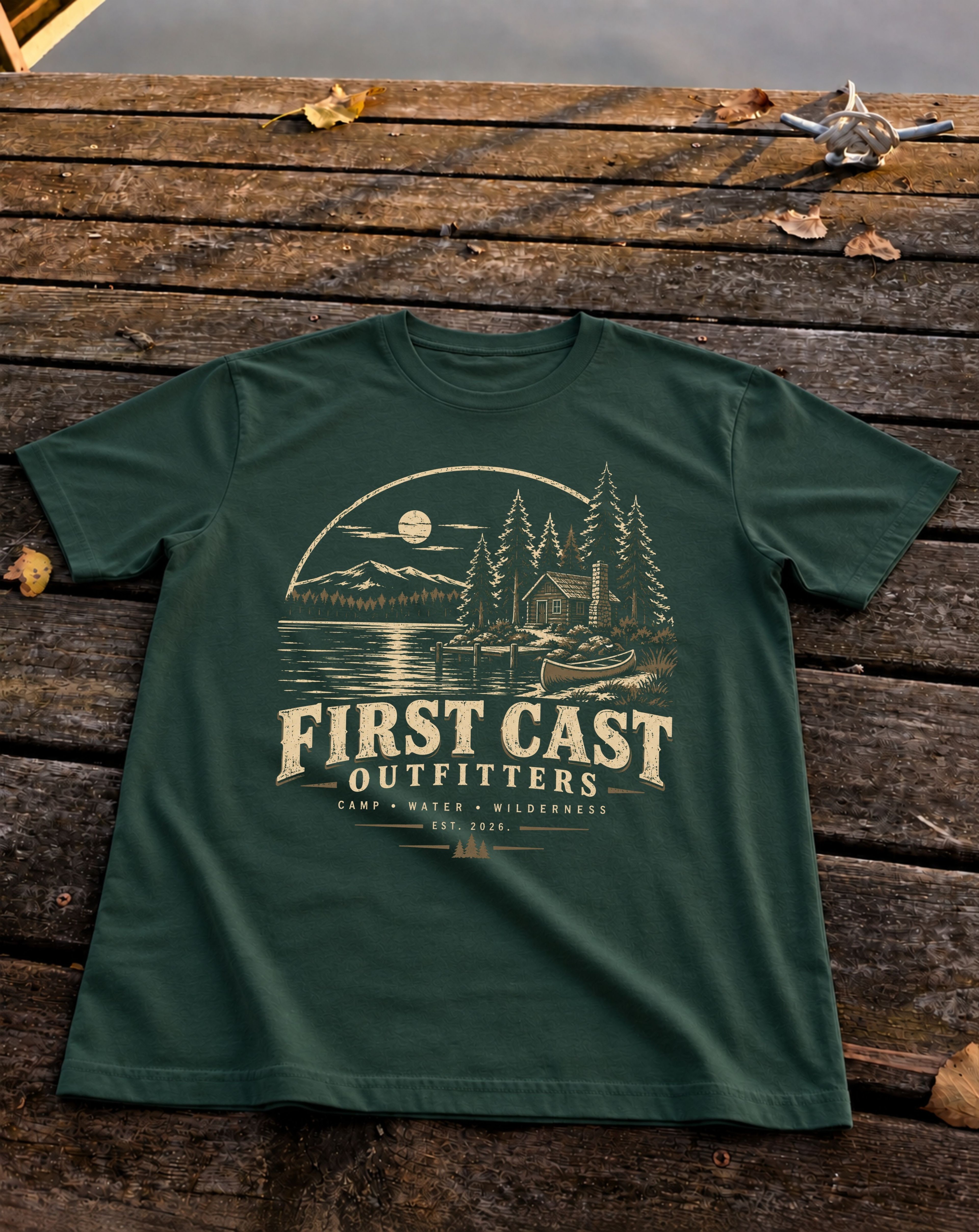 Wilderness Camp Tee, Forest