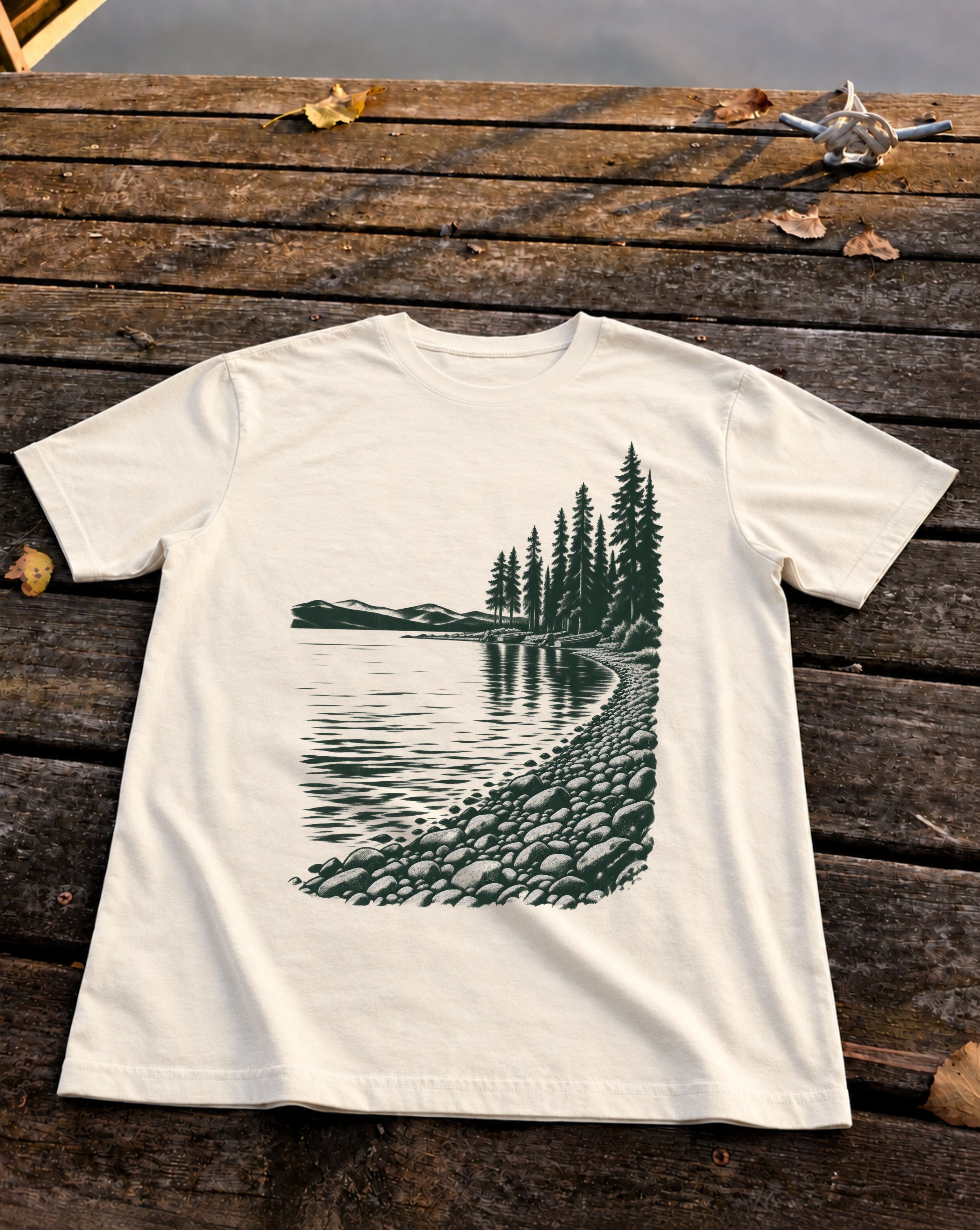 Quiet Shore Tee, Natural