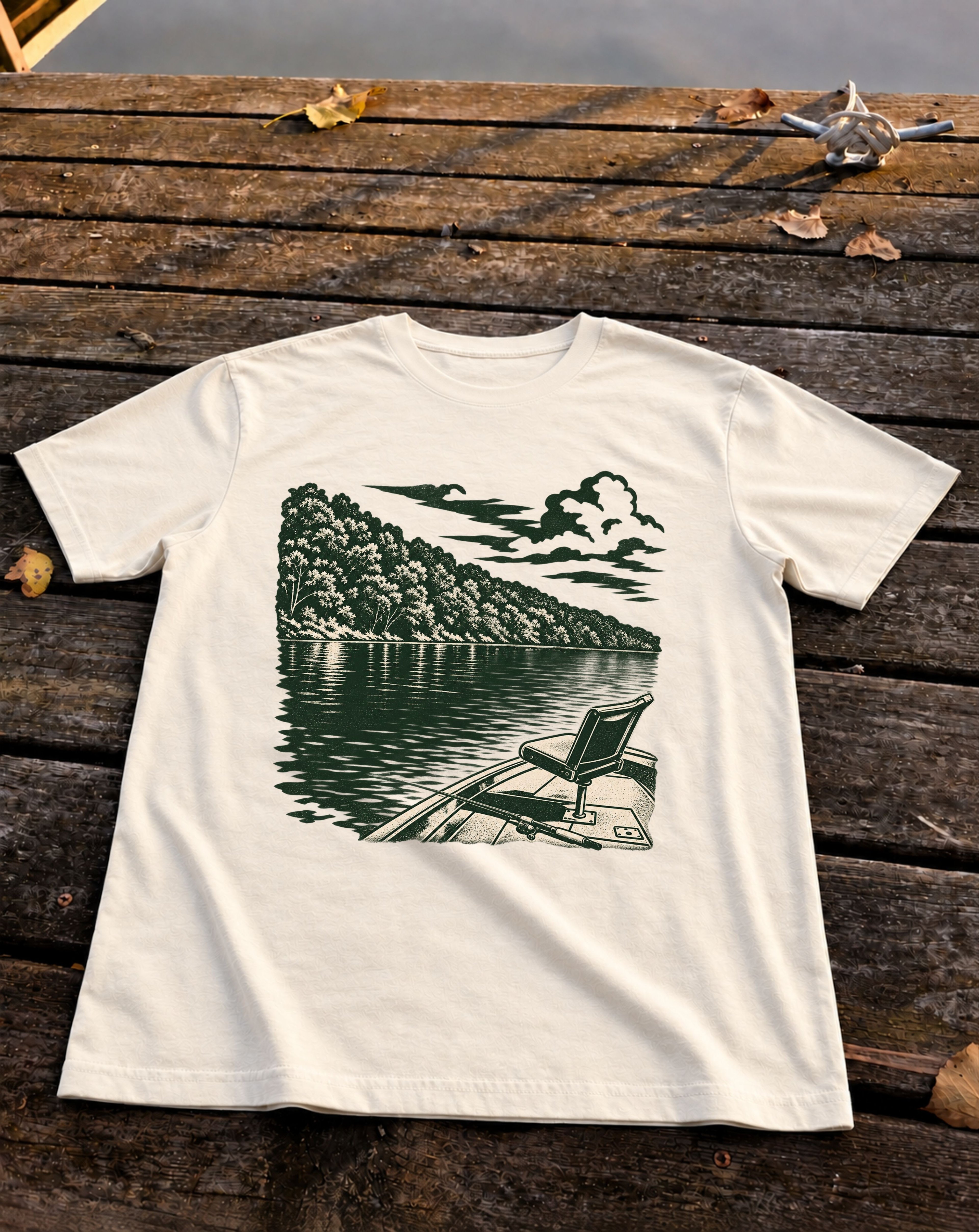 Lakefront Drift Tee, Natural