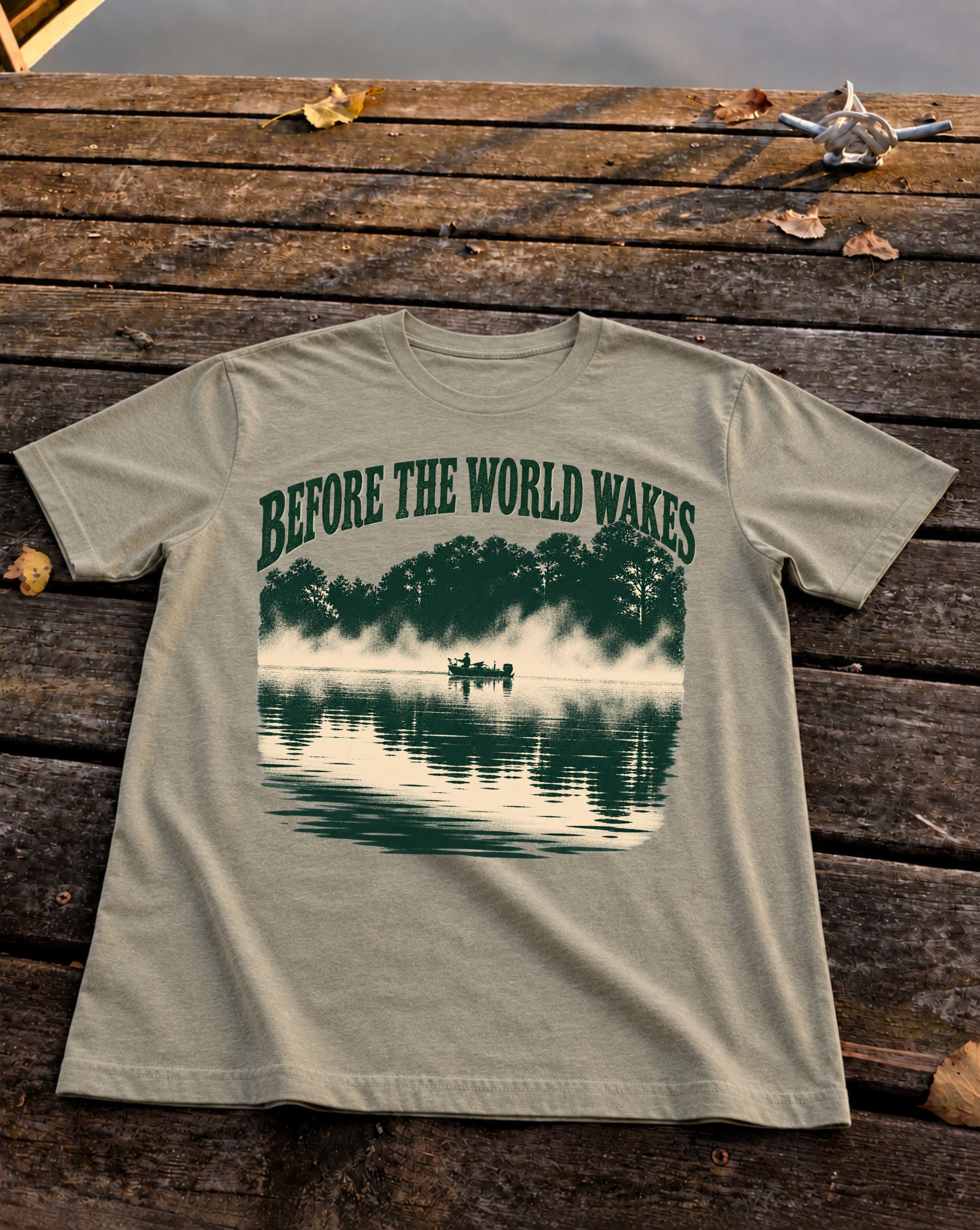 Before the World Wakes Tee, Heather Stone