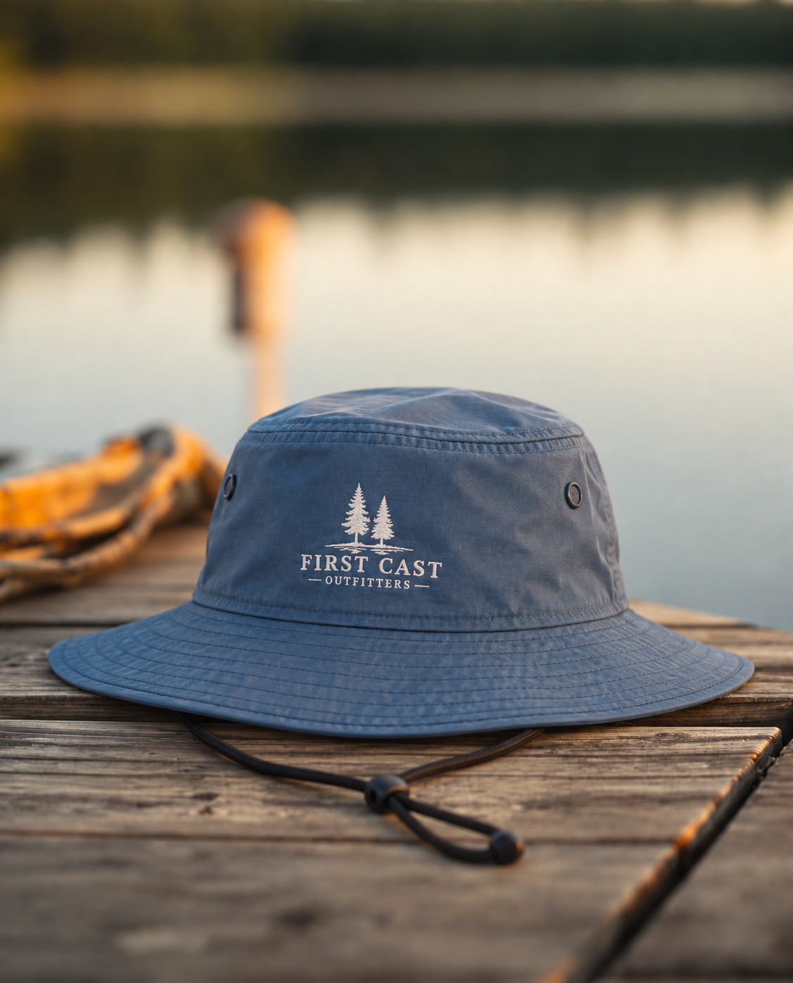 Dockside Boonie Hat, Blue Steel