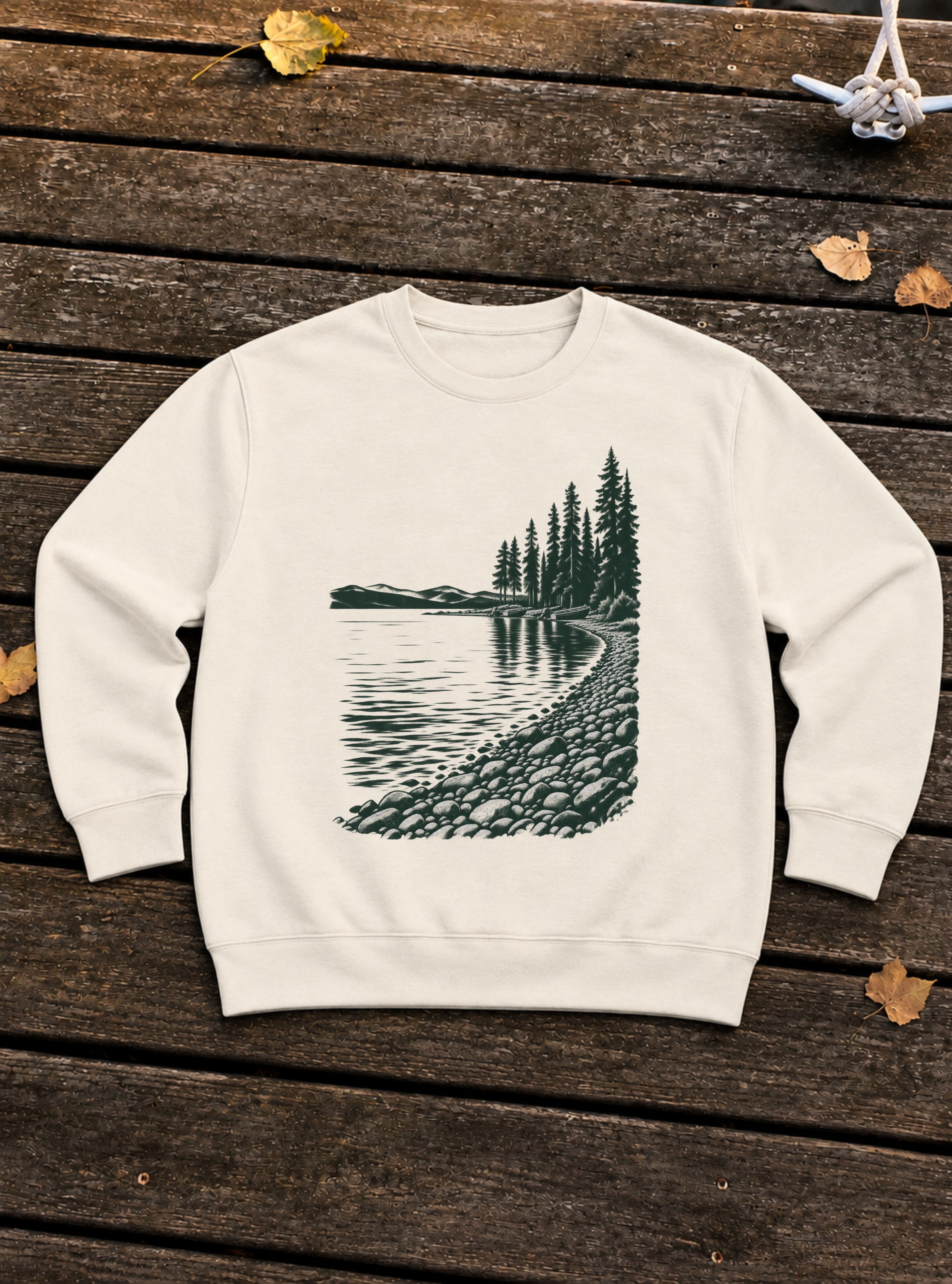Quiet Shore Crewneck, Sandshell
