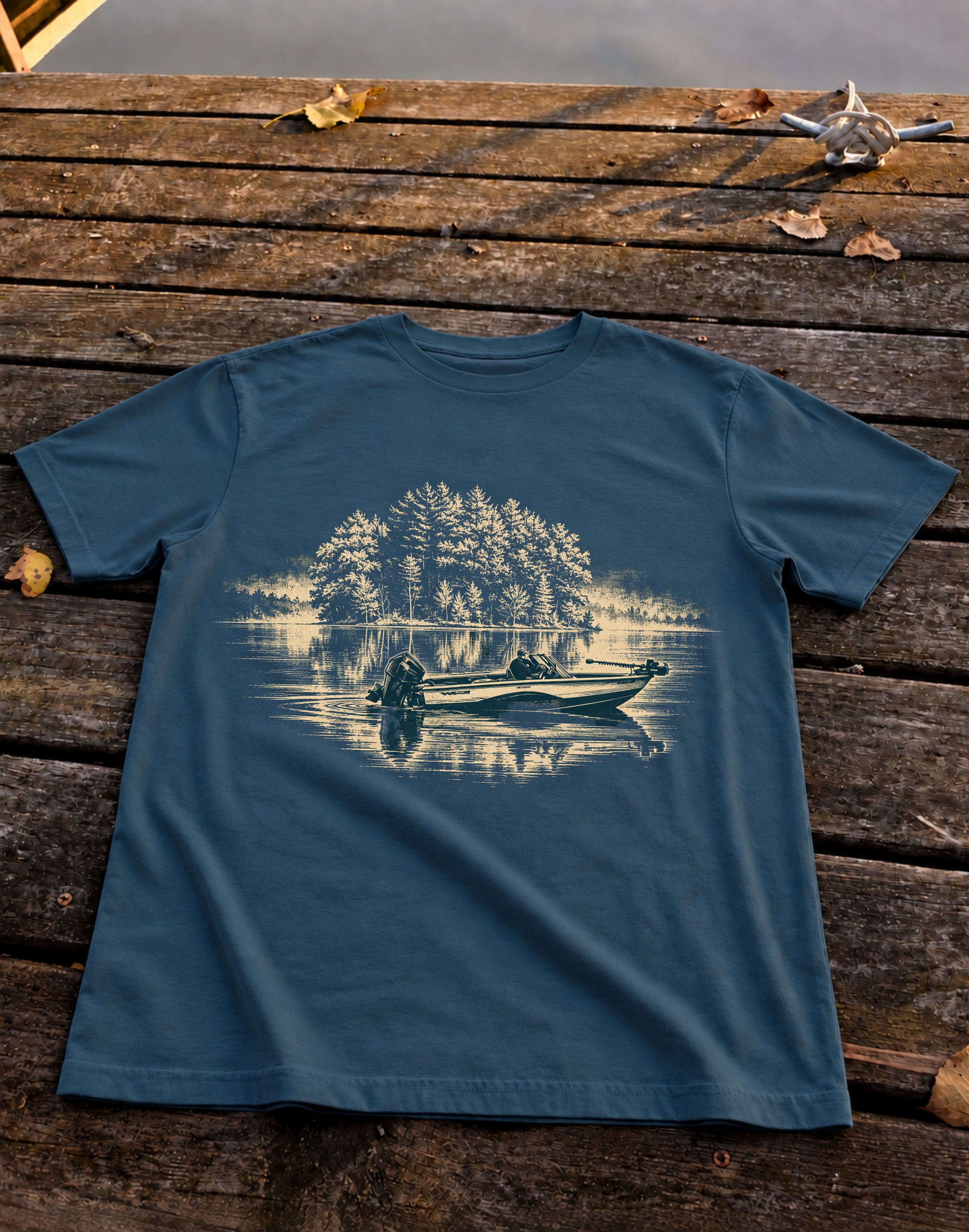 Glasswater Tee, Deep Teal