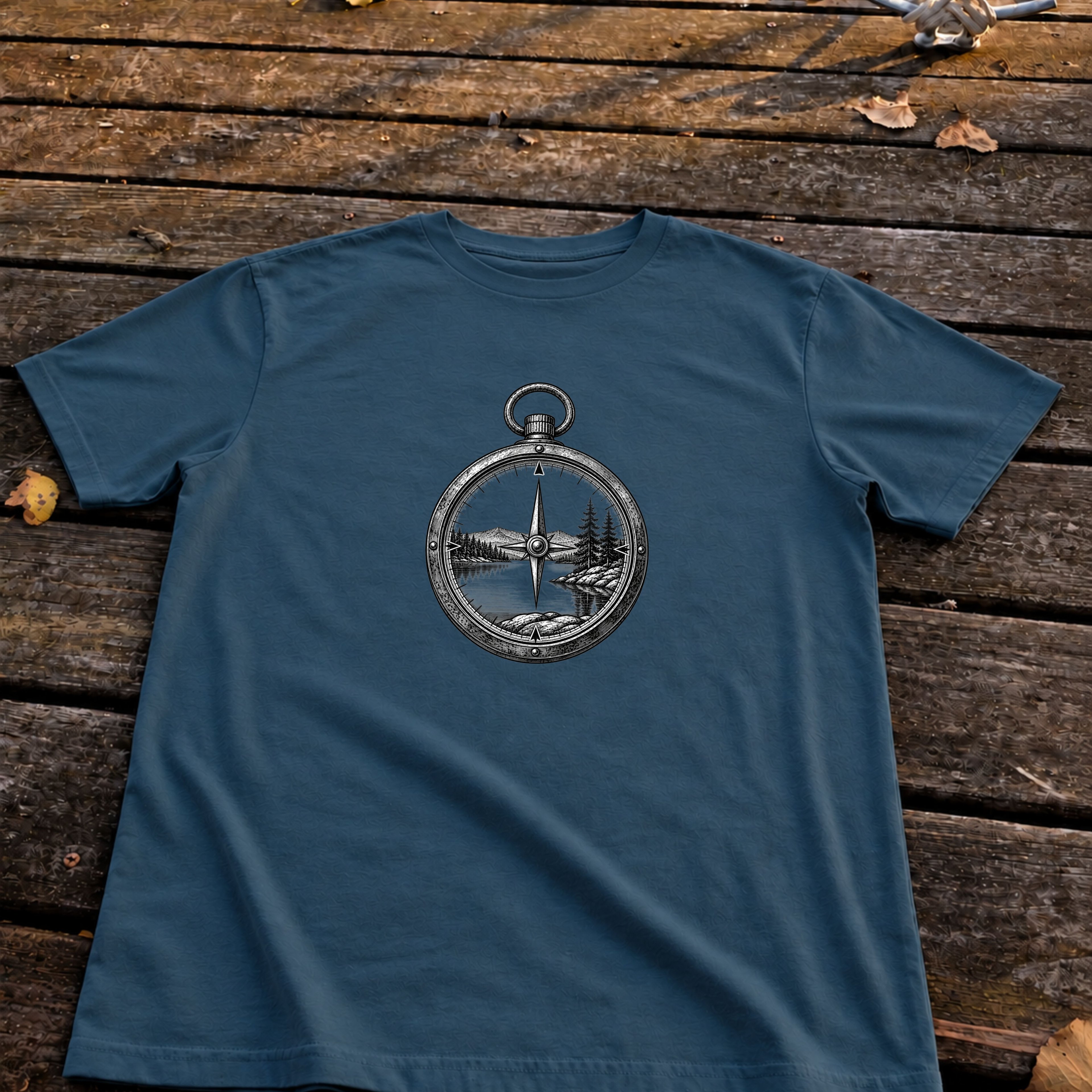 True North Tee, Deep Teal