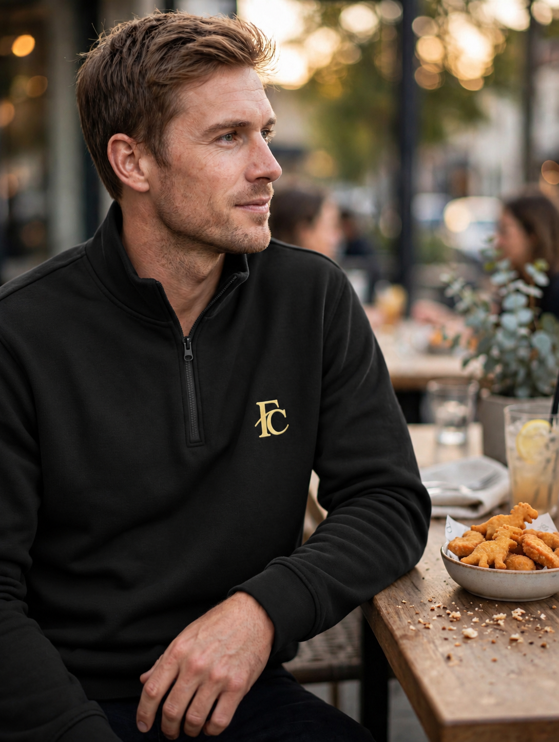 FC Signature Quarter-Zip, Black