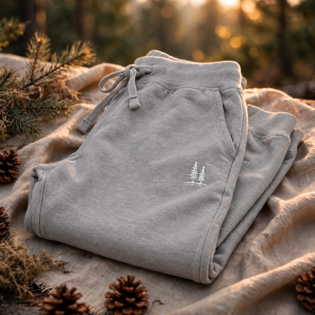 Twin Pines Joggers, Carbon Grey